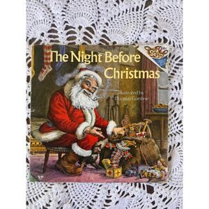 1975 Vintage The Night Before Christmas Paperback, Douglas Gorsline